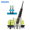 飞利浦(Philips)钻石亮白型电动牙刷HX9352魅力黑钻 充电式成人声波震动式牙刷31000次/分钟 感应充电