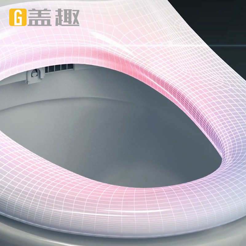 盖趣智能马桶盖HL1210X 线控 恒热温水 助便神器高清大图