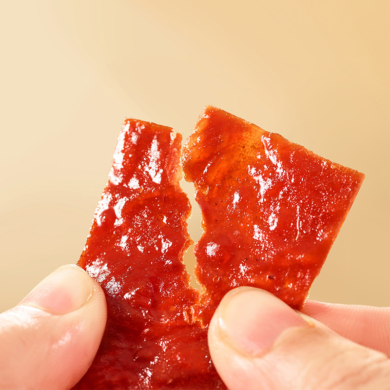 来伊份 高蛋白肉脯100g靖江风味猪肉脯 自然片猪肉干肉脯类休闲小零食网红小吃高清大图