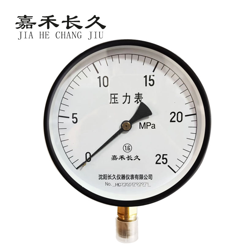 嘉禾长久+压力表检测定制型+Y150+块 0-25Mpa