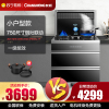 长虹 JJZT-X3(750宽)22m³集成灶 高配 厨房一体式灶家用环保灶自动清洗油烟机侧吸式大吸力烟灶消套装天然气