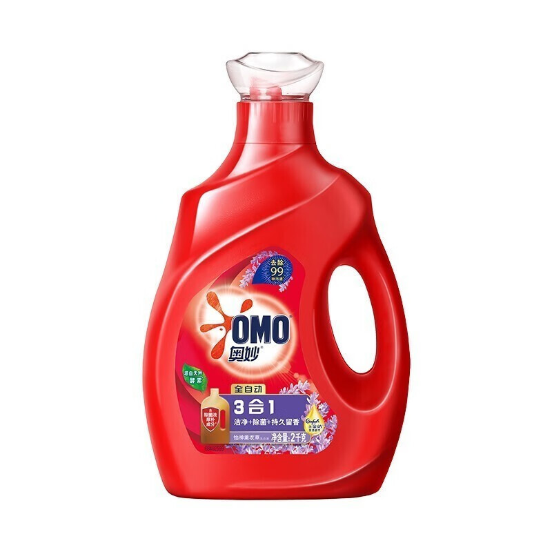 奥妙(omo) 全自动含金纺洗衣液薰衣草 2kg