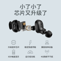 海威特 i6 无线蓝牙耳机 迷你 入耳式 隐形 运动 开车 高清通话 单耳塞 苹果安卓手机通用 1500mAh黑色