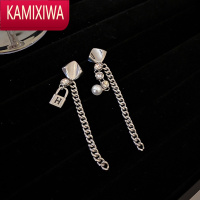 KAMIXIWA圆脸显脸瘦流苏耳环女链条耳钉耳坠轻奢小众设计ins冷淡风耳饰潮