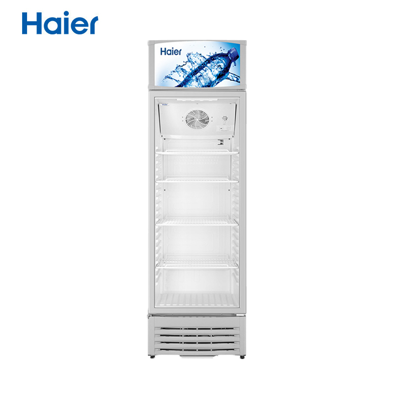 海尔(Haier)328升 展示柜 风冷无霜 抗菌内胆 双层钢化玻璃 立式展示柜 SC-328D