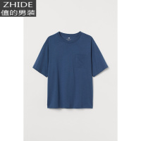 SUNTEKHM 男装棉质青少年T恤短袖色潮流休闲宽松打底衫衣服男 0854318T恤