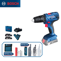 博世（BOSCH）GSB 180-Li 充电式 锂电18V手电钻 双电版+附件卷1+2工具套装