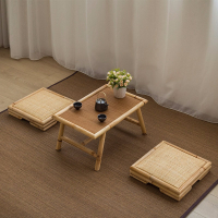 中式禅意炕几简约竹藤日式榻榻米CIAA茶几飘窗桌子小茶几炕桌阳台茶几