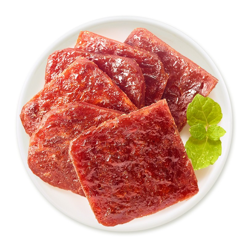 来伊份 小傻居105g 碳烤风味零食肉脯肉干猪肉铺肉糜脯猪肉干肉脯类即食小吃高清大图
