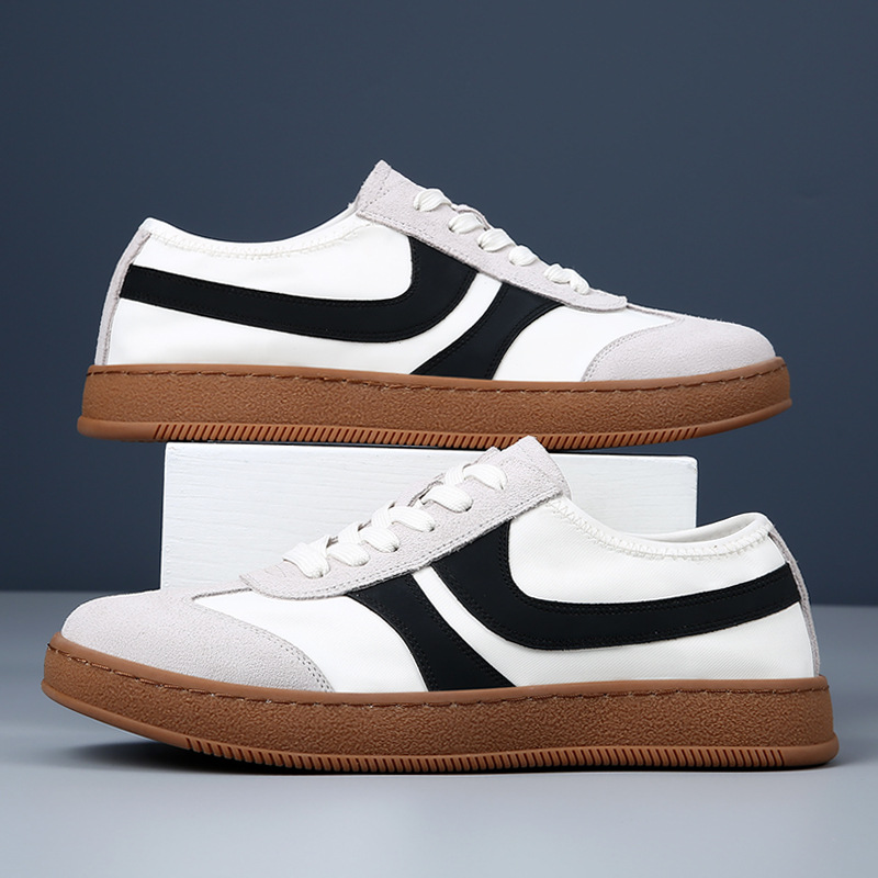 男士板鞋户外休闲鞋春秋季新款潮流德顺鞋男耐磨防滑百搭男鞋