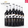 洛萨诺酒庄LOZANO西班牙原瓶原装进口洛萨诺战狼干红葡萄酒红酒六支装750ml*6