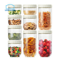 乐扣乐扣(lock&lock) 新概念储物罐九件套 收纳罐 保鲜罐 INL201S003-CHS