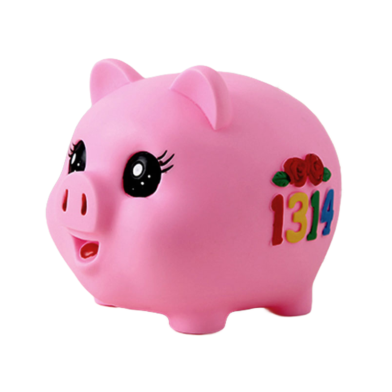 大号储钱罐创意储蓄罐可爱卡通猪存钱罐儿童礼物1314猪粉色视频