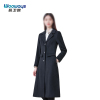 吾卫世 羊毛 大衣 黑色女款 S-5XL 件