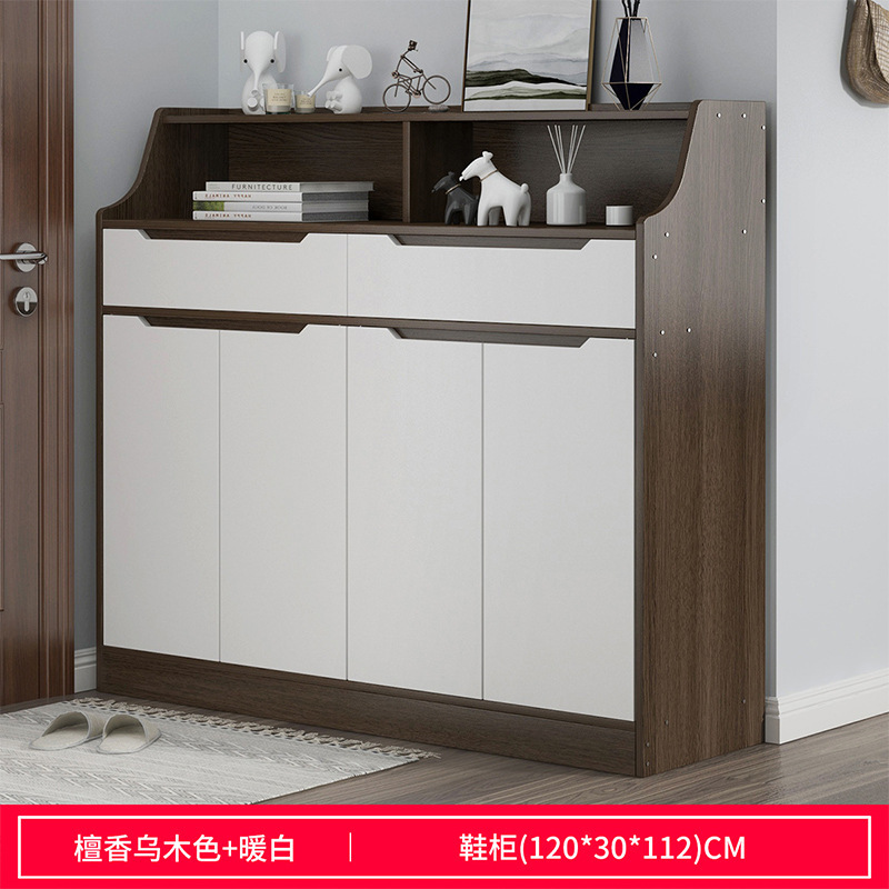 弘拜苏宁好货推荐加高层鞋柜家用门口大容量鞋架简约现代门厅经济型