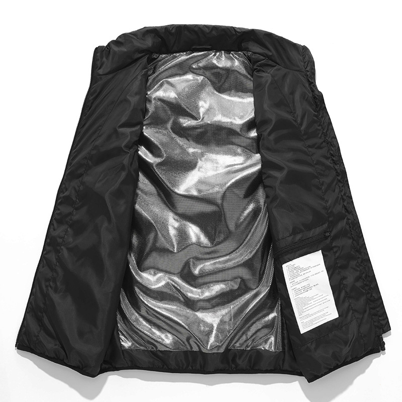 闪电客 智能充电加热马夹发热背心羽绒棉加热衣服电热棉外套发热马甲棉马甲