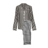 MANITO/曼尼陀 条纹真丝睡衣套装桑蚕丝家居服
