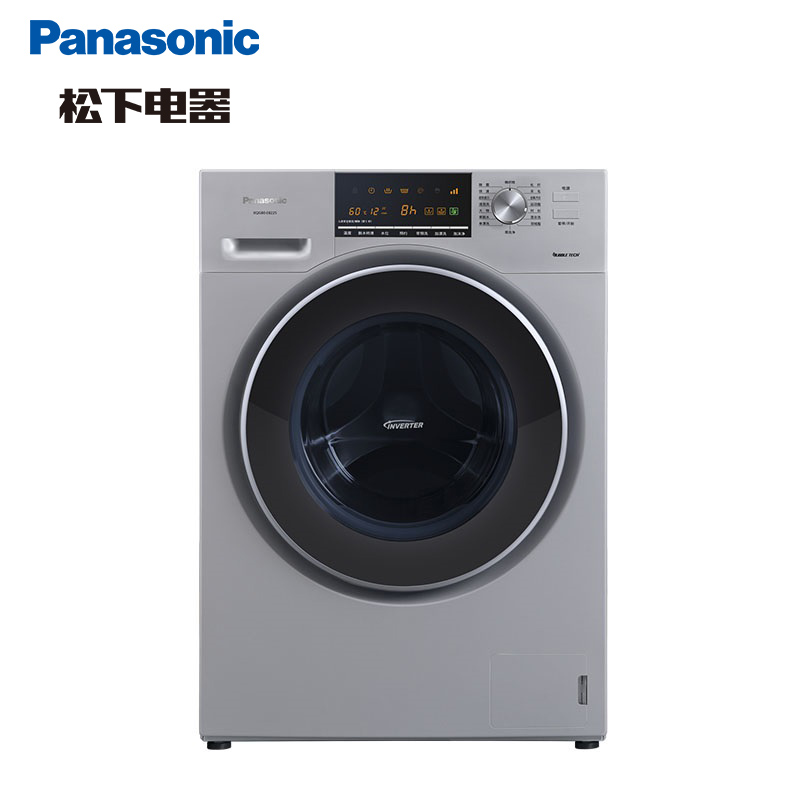 松下(Panasonic) XQG80-E8225 8公斤 变频 大容量 95度高温除菌 精准智控 滚筒洗衣机(银色)
