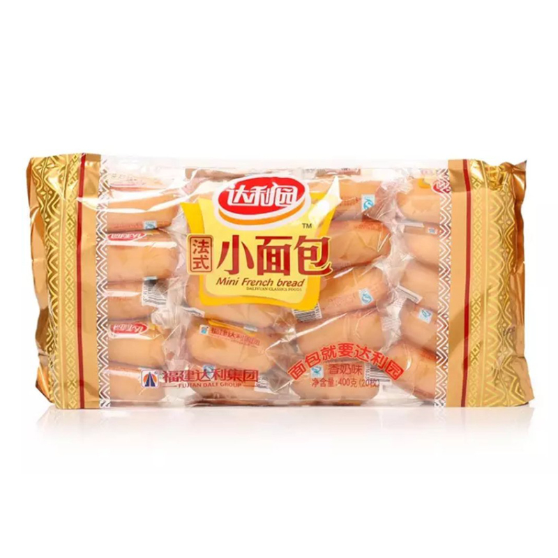达利园法式小面包香奶味 营养早餐零食饼干蛋糕 400g/袋