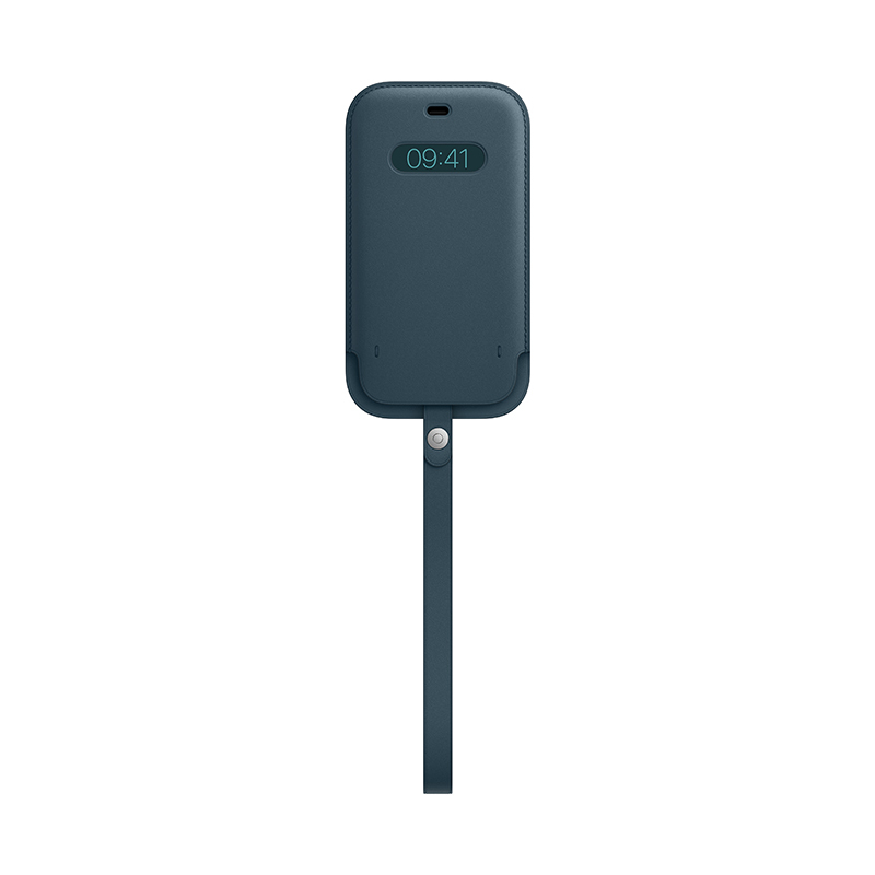 iPhone 12|12 Pro 专用 MagSafe 皮革保护套 - 靛海蓝色