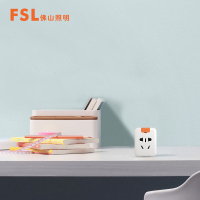 FSL佛山照明 智能转换插座 tianmao精灵转换插语音控制开关插座 蓝牙