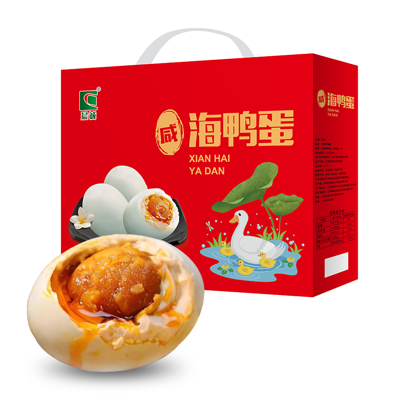 晨诚 海鸭蛋60g/枚 30枚/盒(新老包装随机发货)