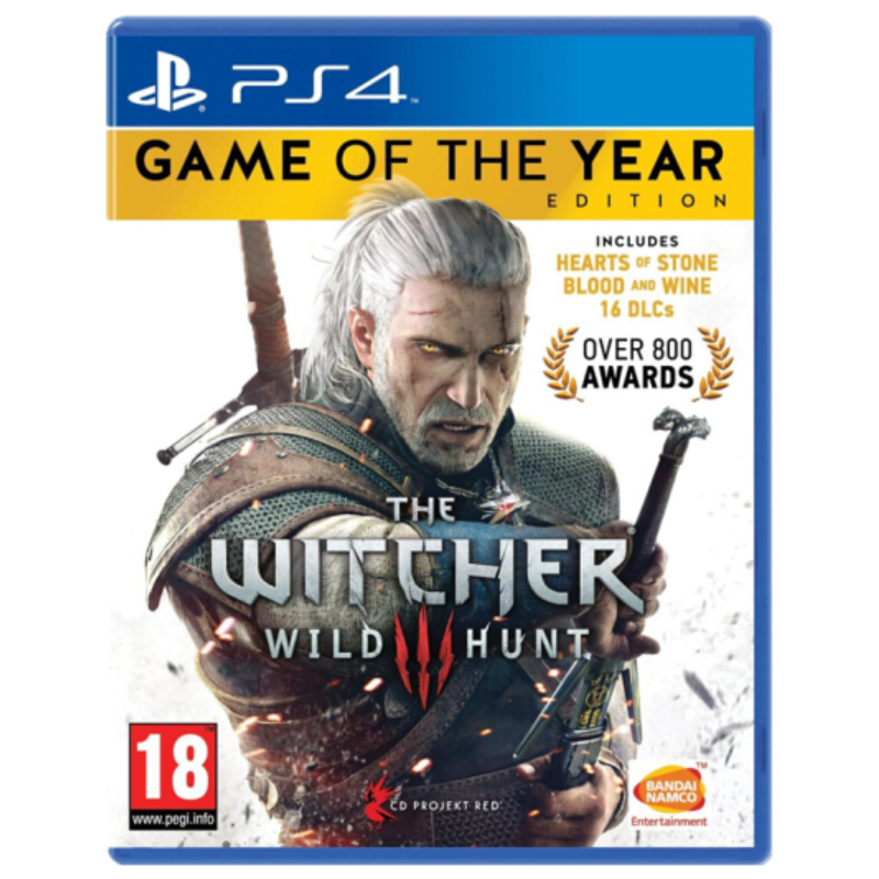 索尼(SONY) PlayStation 4/5游戏光盘 PS4 巫师3 年度版 中文字幕高清大图