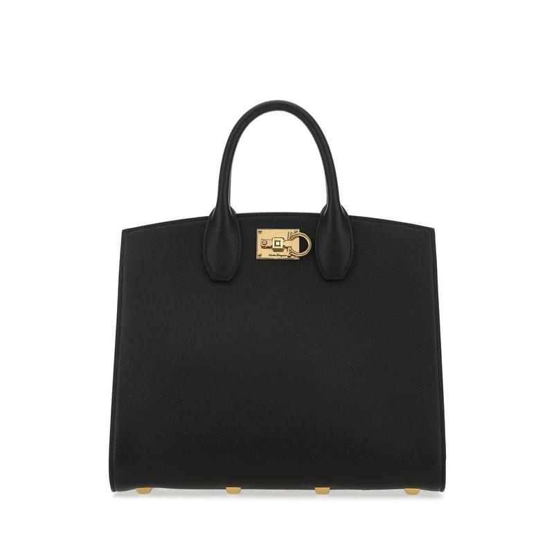 Salvatore Ferragamo女士手提单肩牛皮手拿包手拎包真皮商务通勤手拿手袋