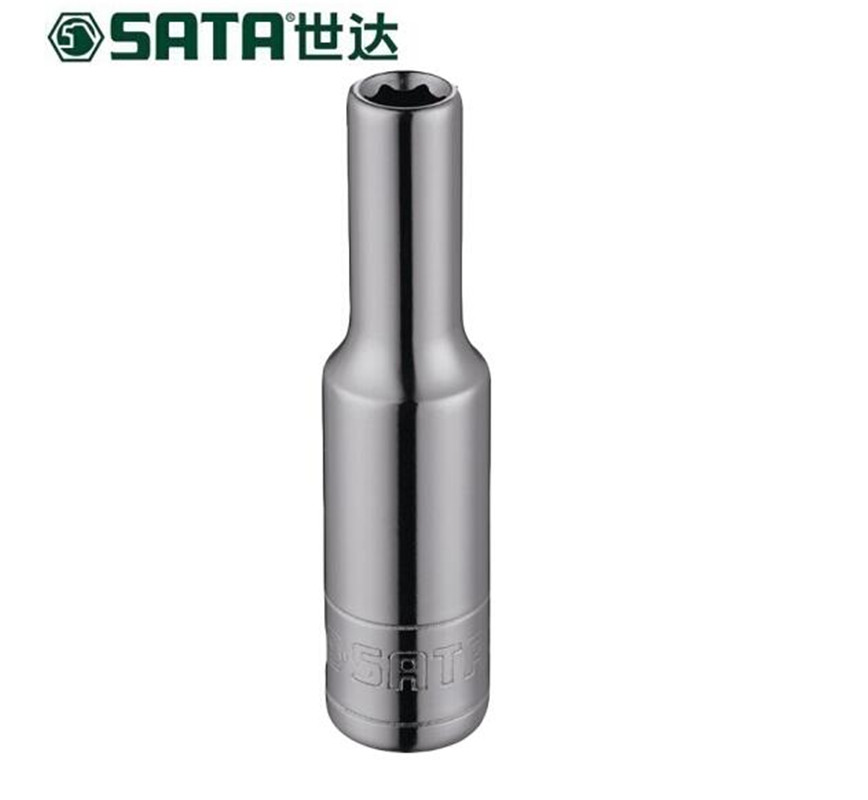 世达 6.3MM系列英制6角长套筒(3/8寸49mm)银色11207