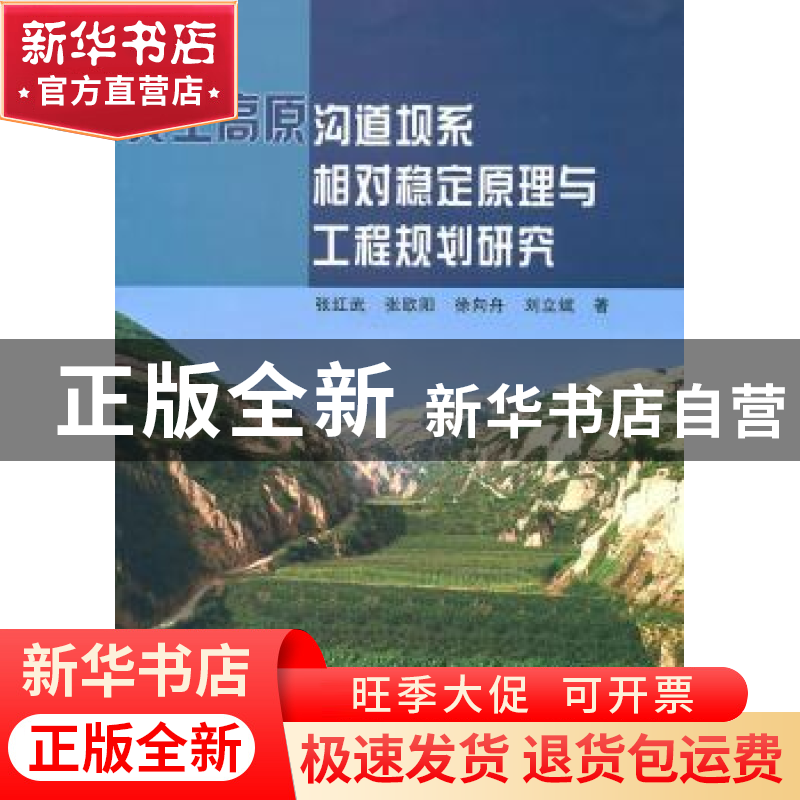 正版 黄土高原沟道坝系相对稳定原理与工程规划研究 张红武[等]著