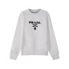 普拉达 PRADA 男士棉/锦纶圆领长袖卫衣运动衫UJL207 1Z54