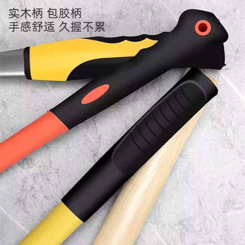 迅迈 木柄羊角锤(0.25KG) 锤子羊角锤 木工专用铁锤工具家用一体特钢电工迷你小锤子钉锤榔头