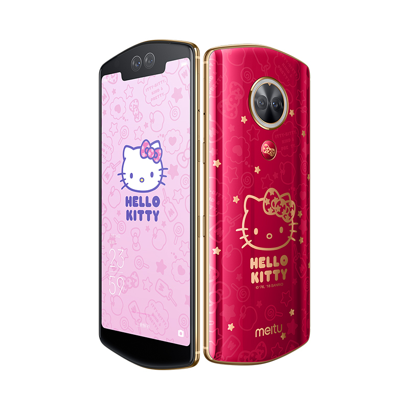 Meitu/美图 美图T9 4GB+128GB HelloKitty版 移动联通电信4G全网通手机 自拍美颜 女性拍照