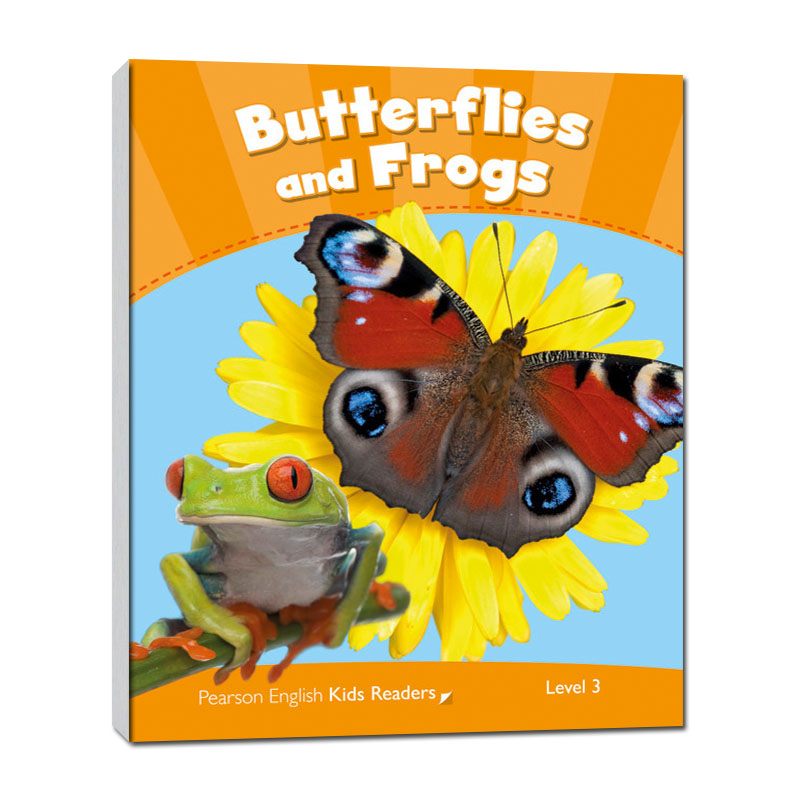 [正版]原版培生学科儿童英语分级阅读CLIL蝴蝶和青蛙L3小学600词汇赠音频 共25页