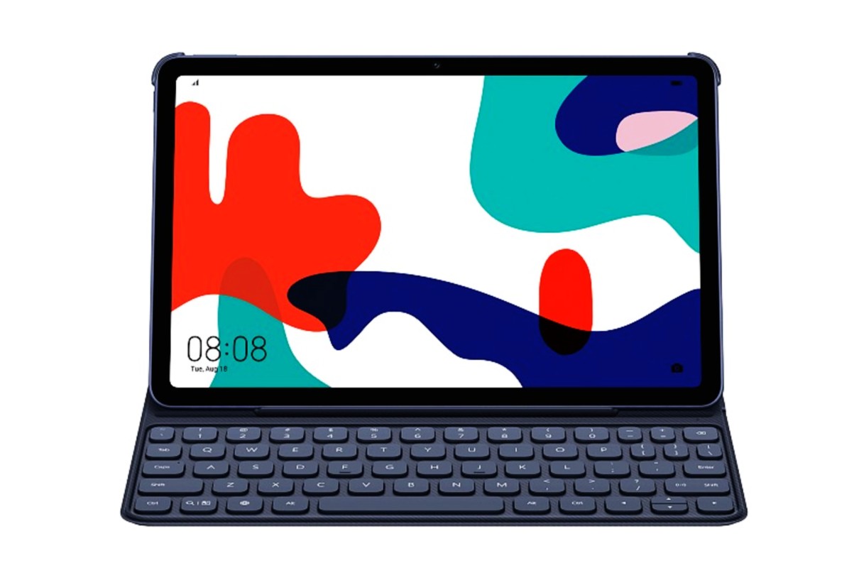 华为智能磁吸键盘 C-Bach3- keyboard 深灰色 适用于HUAWEI MatePad 10.4 平板电脑键盘高清大图