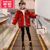 可莉允女童加厚冬款羽绒棉服2022新款儿童洋气外套亮面免洗中大童棉袄潮