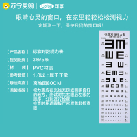 可孚幼儿园对数视力表挂图家用国际标准卡通儿童测眼睛近视测试表