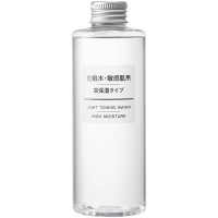 MUJI无印良品 干敏肌系列温和补水高保湿型爽肤水200ml 清爽 干性、干敏性肤质适用[日本原装进口]