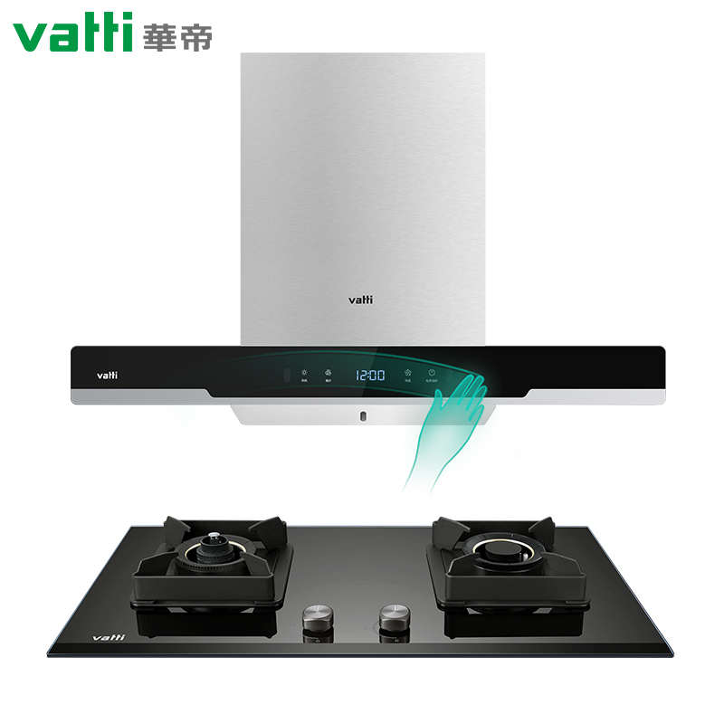 劲爆新品华帝vatti20m06吸力烟灶套餐欧式i1113953bf液化气油烟机