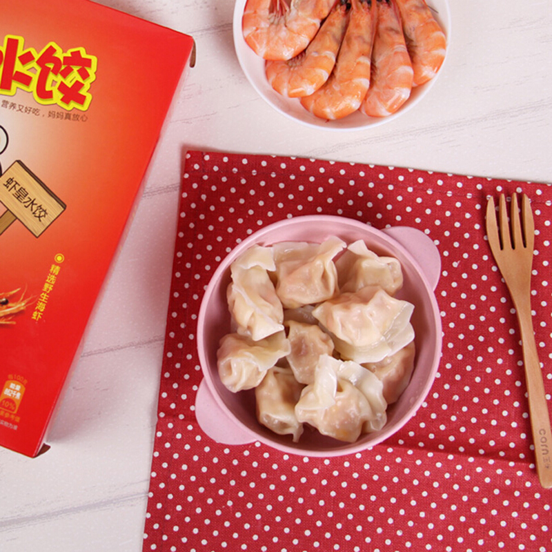 湾仔码头 虾皇儿童水饺150g