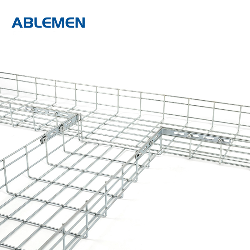 ablemen网格桥架开放式镀锌金属网状桥架1米200100视频