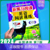 英语阅读 小学四年级 [正版]2024新黑马阅读四年级 英语阅读训练 4年级上册下册全一册 小学四年级阅读理解