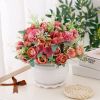 假花艺装饰绢花干花套装摆设摆设仿真花束假花套装 客厅饰品摆件