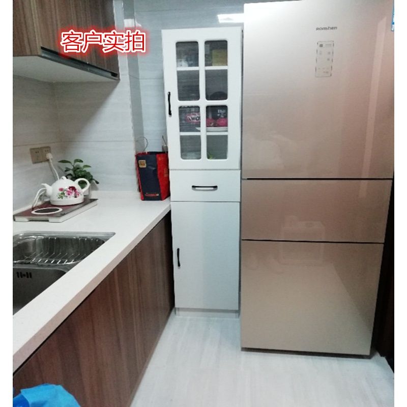 餐厅餐边柜简约高立柜多功能落地柜客厅收纳柜子厨房储物碗柜