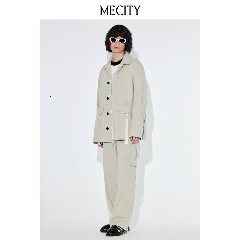 [1件3折价:226.5]ME&CITY纯棉工装风格茄克外套