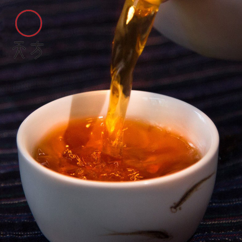 安徽天方茶叶100g祁门红茶春茶 红毛峰小罐装茶叶春茶高清大图