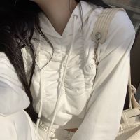 艳如飞一忘皆空/椰椰奶冻 很灵的运动套装心机褶皱连帽卫衣休闲运动裤休闲运动套装