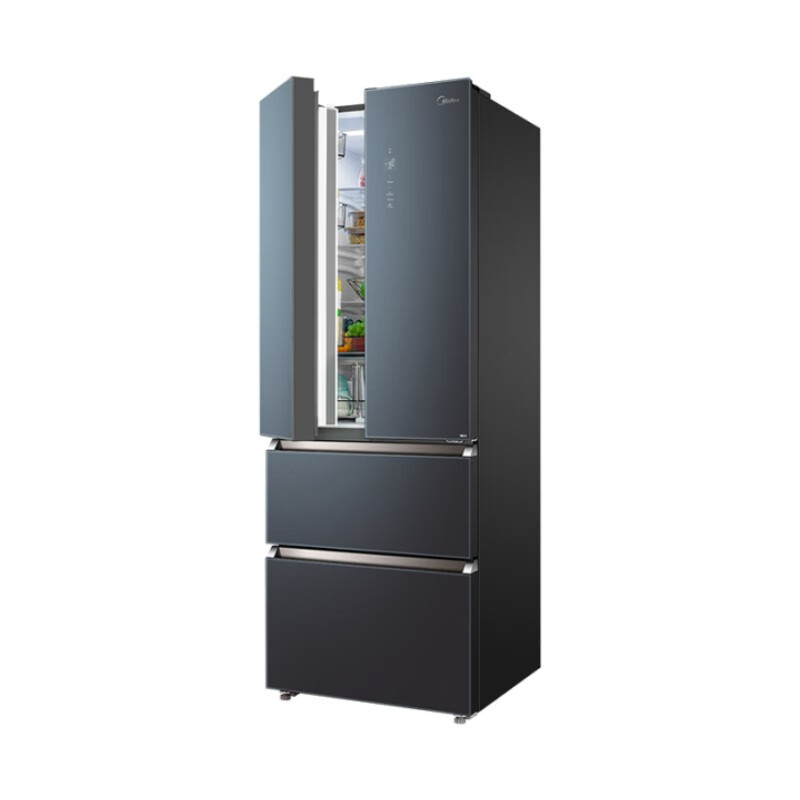 美的(Midea) 437升变频一级能效多门冰箱家用除菌无霜智能家电BCD-437WFGPZM(E)