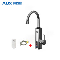 奥克斯(AUX)即热式电热水龙头厨房小厨宝下进水款数码温显变频调温ST1X3银色(漏保套装)