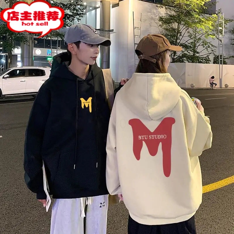 SHANCHAO特大码300斤卫衣男女装宽松潮牌情侣连帽上衣外套2